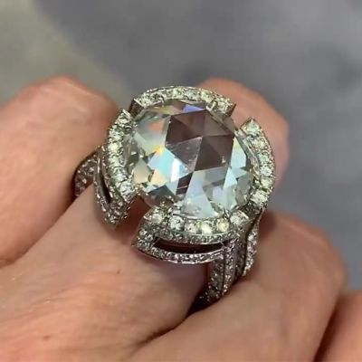 5ct Round Cut Handmade Ring