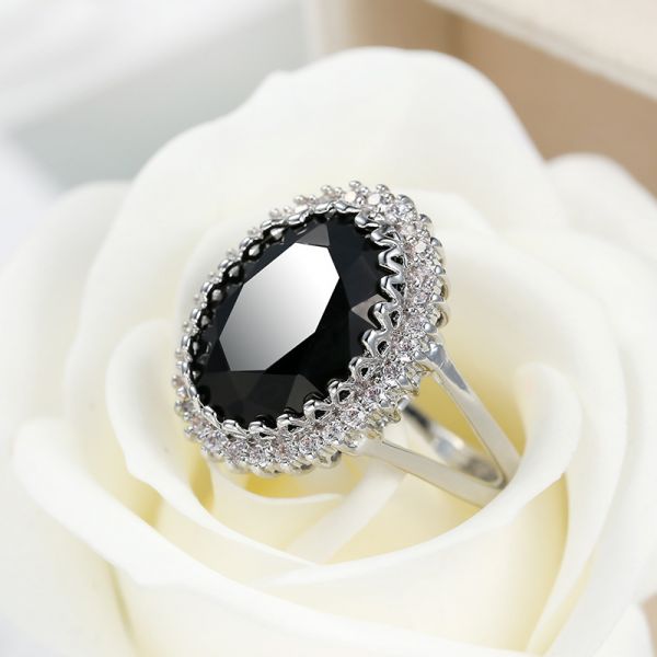 8ct oval cut diamond handmade sterling silver ring