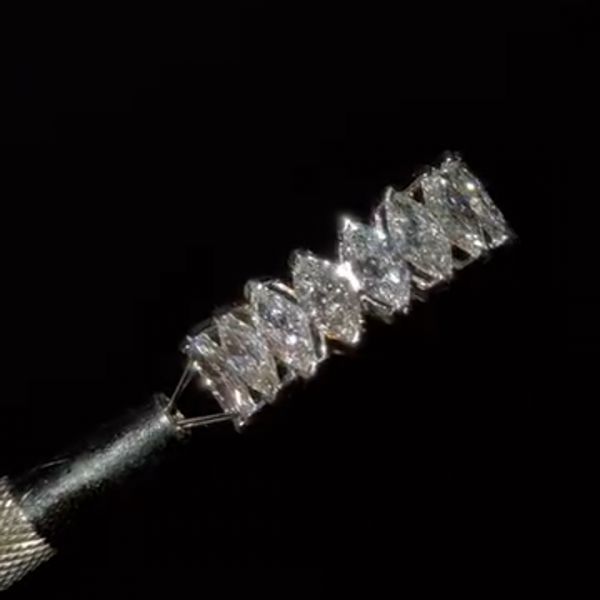 2ct Marquise-cut Diamond Sterling Silver Ring